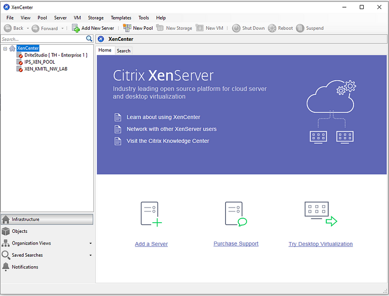 [Linux] สร้าง VM และติดตั้ง Ubuntu Server 18.04 บน Citrix Hypervisor (XenSever)