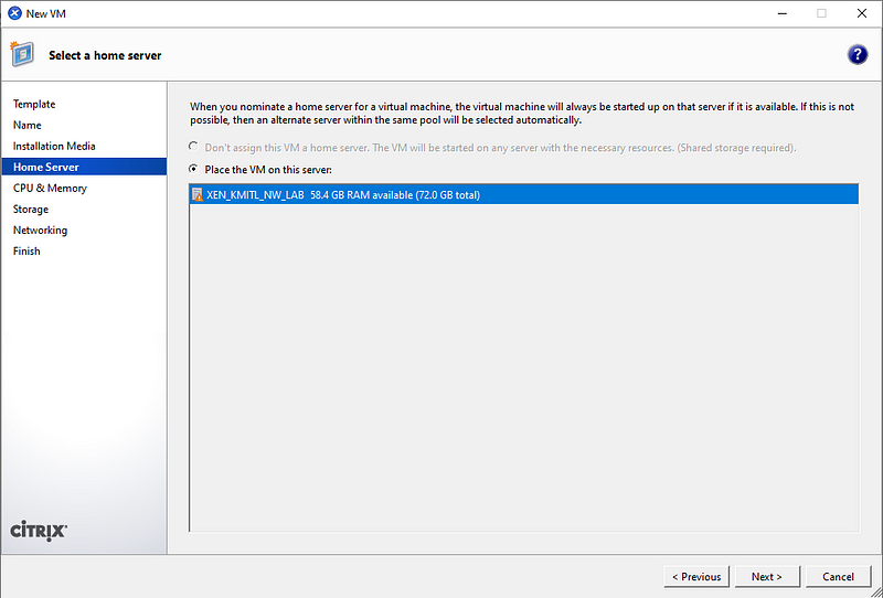 [Linux] สร้าง VM และติดตั้ง Ubuntu Server 18.04 บน Citrix Hypervisor (XenSever)